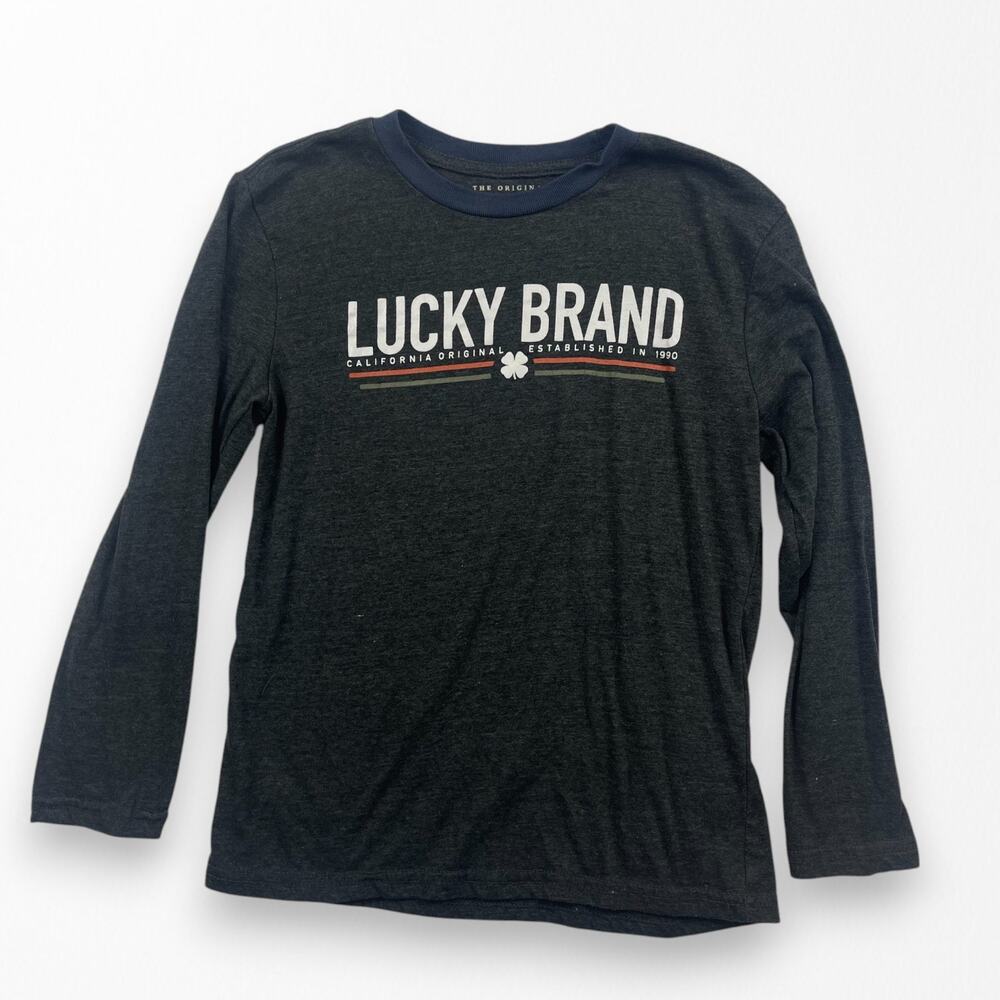 Lucky Brand Tee Boys‎ Size M 10-12 Graphic T-Shirt